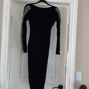 NWT ASOS dress with embellished sleeves